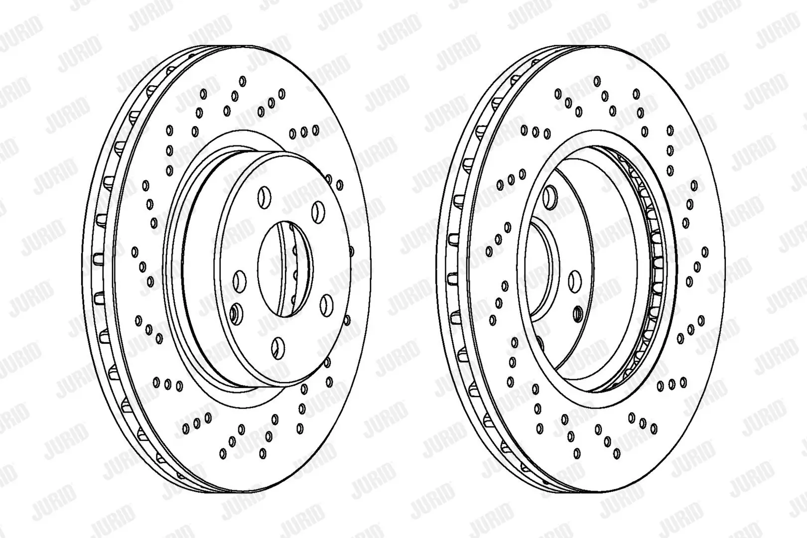 Bremsscheibe Vorderachse JURID 563100JC