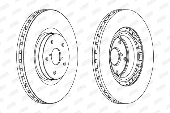 Bremsscheibe Vorderachse JURID 563104JC-1 Bild Bremsscheibe Vorderachse JURID 563104JC-1