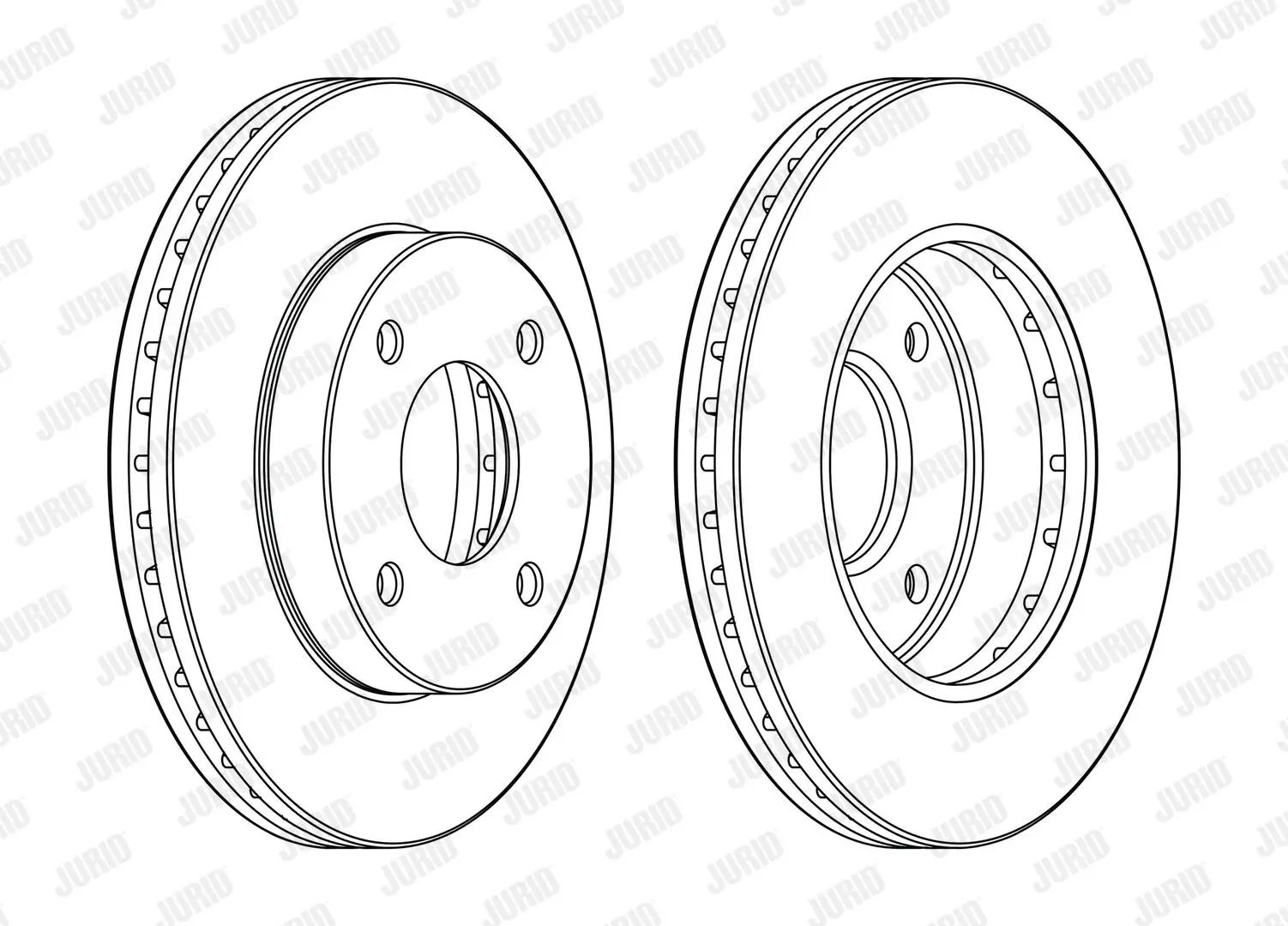 Bremsscheibe Vorderachse JURID 563107JC