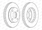 Bremsscheibe Vorderachse JURID 563107JC