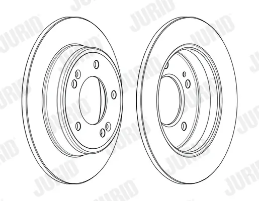 Bremsscheibe JURID 563110JC Bild Bremsscheibe JURID 563110JC