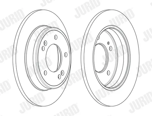 Bremsscheibe JURID 563110JC Bild Bremsscheibe JURID 563110JC