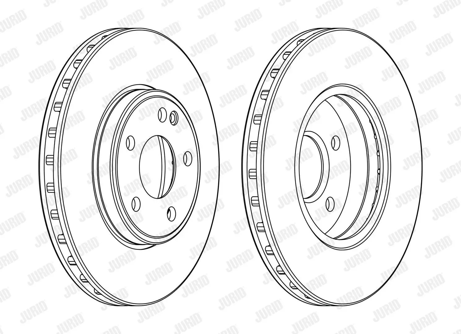 Bremsscheibe Vorderachse JURID 563114JC