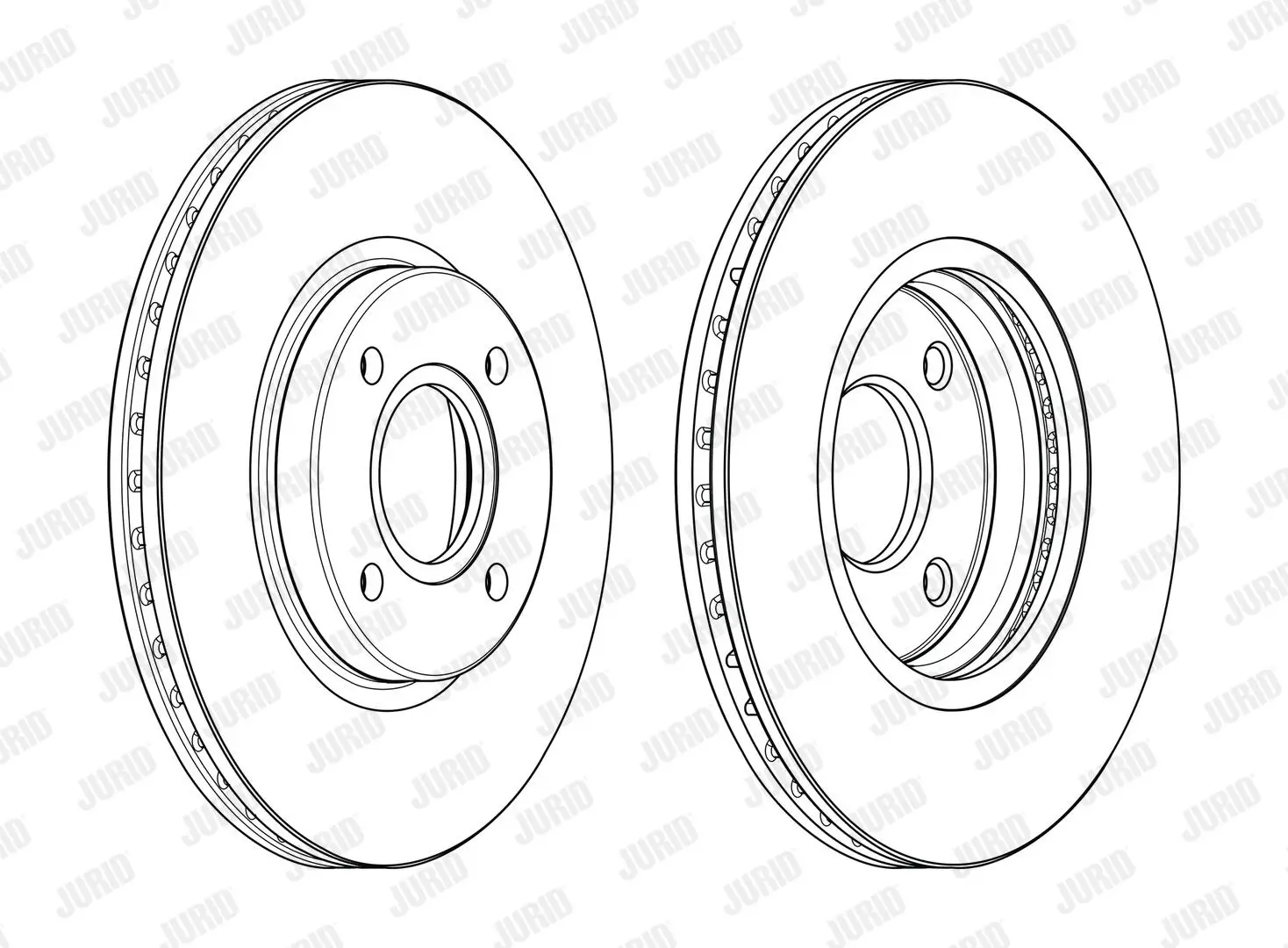 Bremsscheibe Vorderachse JURID 563115JC