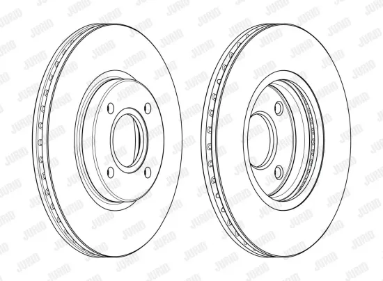 Bremsscheibe Vorderachse JURID 563115JC Bild Bremsscheibe Vorderachse JURID 563115JC