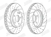 Bremsscheibe JURID 563118JC