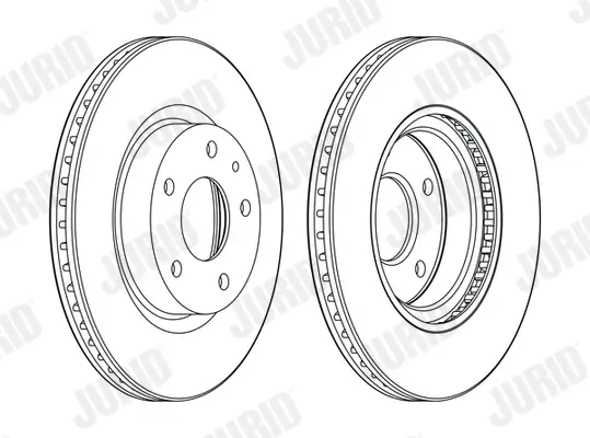 Bremsscheibe JURID 563119JC Bild Bremsscheibe JURID 563119JC