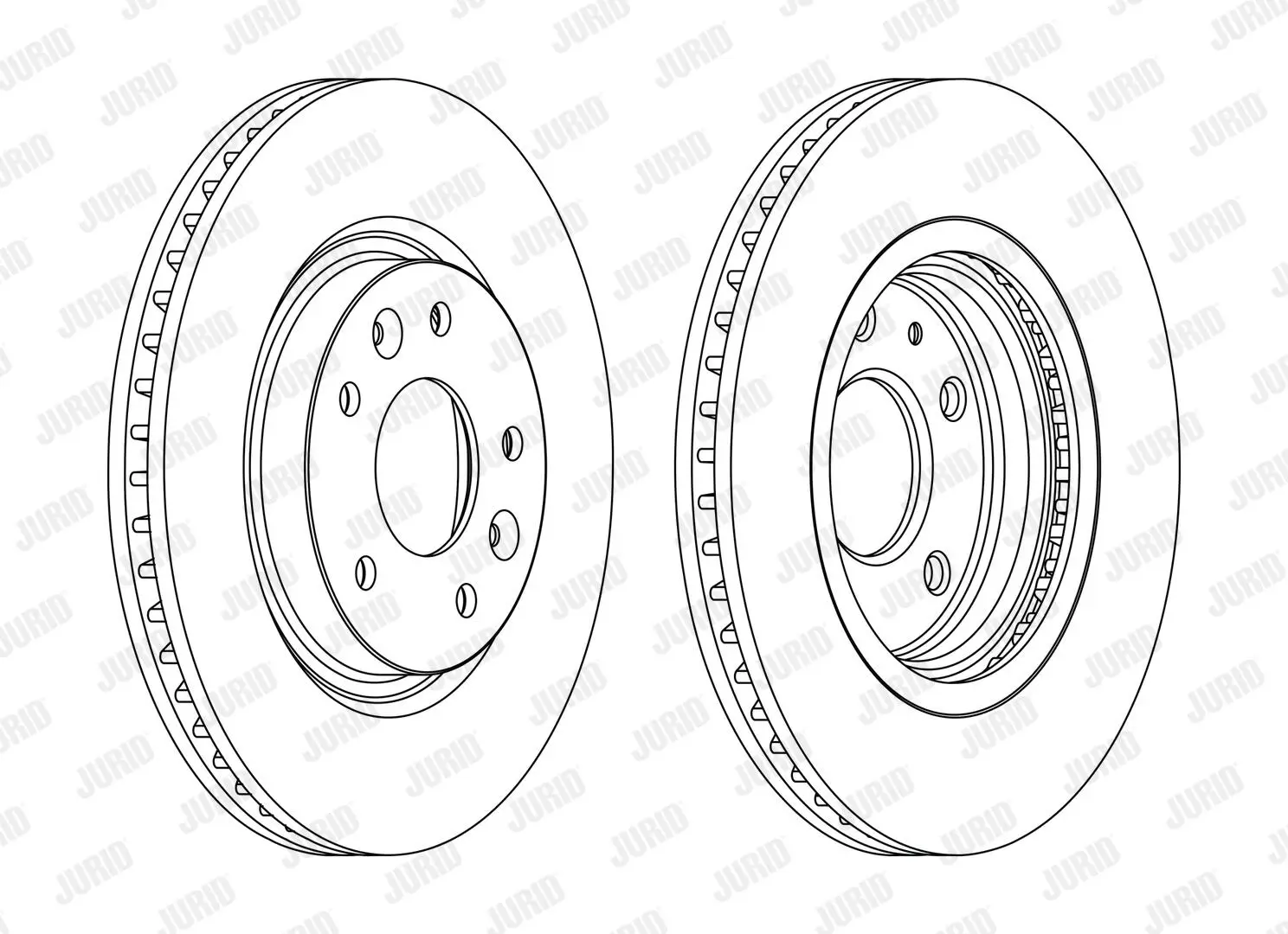 Bremsscheibe Vorderachse JURID 563120JC