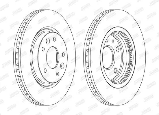 Bremsscheibe Vorderachse JURID 563120JC Bild Bremsscheibe Vorderachse JURID 563120JC