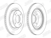 Bremsscheibe Vorderachse JURID 563121JC