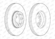 Bremsscheibe JURID 563122J-1