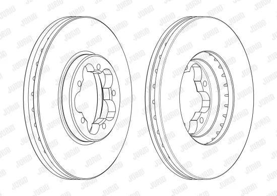 Bremsscheibe Vorderachse JURID 563123J Bild Bremsscheibe Vorderachse JURID 563123J