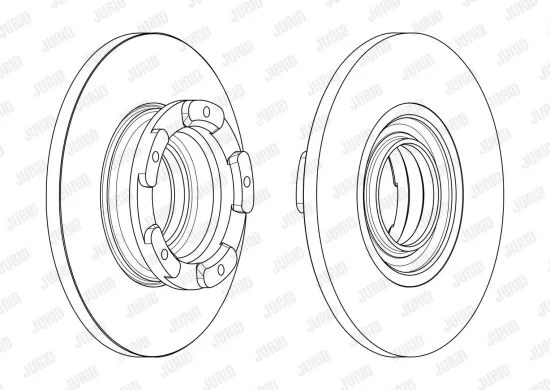 Bremsscheibe Hinterachse JURID 563125J Bild Bremsscheibe Hinterachse JURID 563125J