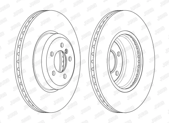Bremsscheibe Vorderachse JURID 563133JC-1 Bild Bremsscheibe Vorderachse JURID 563133JC-1