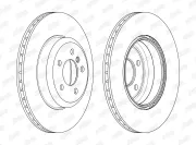 Bremsscheibe Hinterachse JURID 563134JC