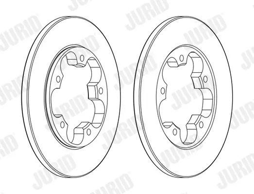 Bremsscheibe JURID 563138JC Bild Bremsscheibe JURID 563138JC