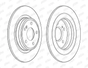 Bremsscheibe Hinterachse JURID 563140JC