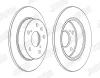 Bremsscheibe Hinterachse JURID 563141JC