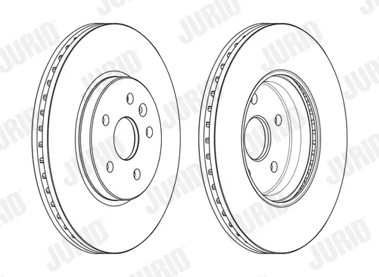Bremsscheibe Vorderachse JURID 563145JC Bild Bremsscheibe Vorderachse JURID 563145JC