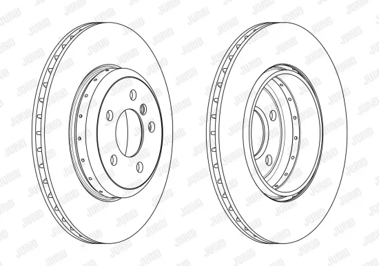 Bremsscheibe Hinterachse JURID 563149JVC-1 Bild Bremsscheibe Hinterachse JURID 563149JVC-1