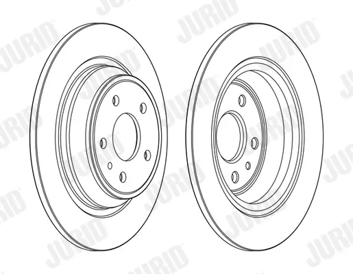 Bremsscheibe JURID 563155JC Bild Bremsscheibe JURID 563155JC