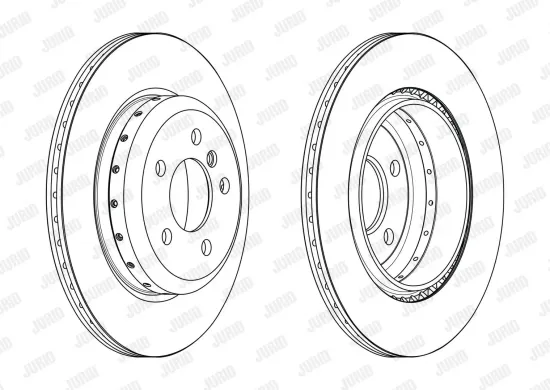 Bremsscheibe Hinterachse JURID 563156JVC-1 Bild Bremsscheibe Hinterachse JURID 563156JVC-1