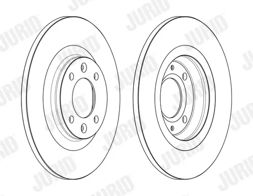 Bremsscheibe JURID 563162JC Bild Bremsscheibe JURID 563162JC