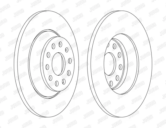 Bremsscheibe JURID 563168JC Bild Bremsscheibe JURID 563168JC