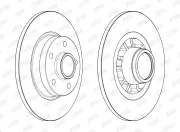 Bremsbelagsatz, Scheibenbremse JURID 571845J