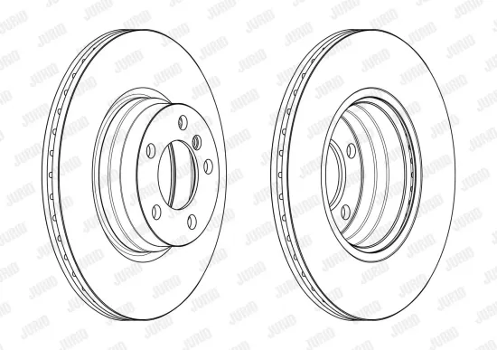 Bremsscheibe Vorderachse JURID 563181JC Bild Bremsscheibe Vorderachse JURID 563181JC