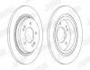 Bremsscheibe JURID 563182JC Bild Bremsscheibe JURID 563182JC