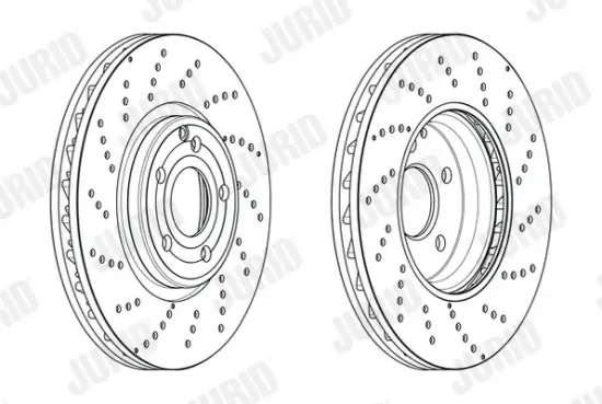 Bremsscheibe Vorderachse JURID 563187JC-1 Bild Bremsscheibe Vorderachse JURID 563187JC-1
