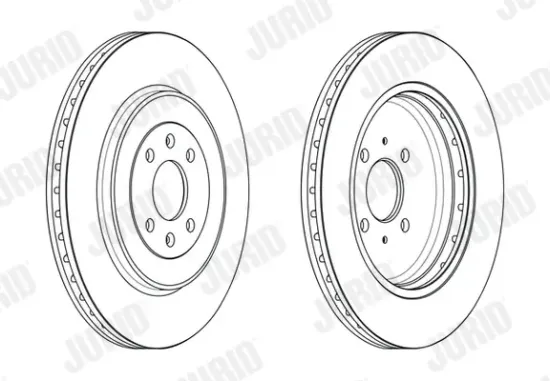 Bremsscheibe Vorderachse JURID 563188JC Bild Bremsscheibe Vorderachse JURID 563188JC