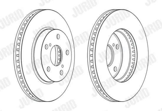 Bremsscheibe Vorderachse JURID 563192JC Bild Bremsscheibe Vorderachse JURID 563192JC