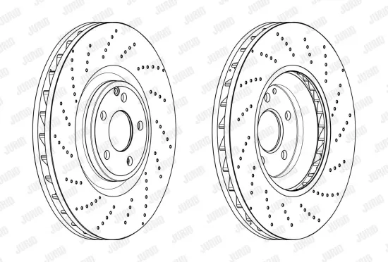 Bremsscheibe Vorderachse JURID 563197JC-1 Bild Bremsscheibe Vorderachse JURID 563197JC-1