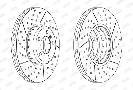 Bremsscheibe Vorderachse JURID 563199JVC-1 Bild Bremsscheibe Vorderachse JURID 563199JVC-1