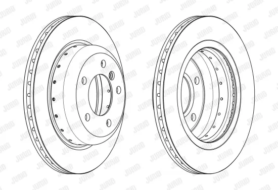 Bremsscheibe Vorderachse JURID 563202JVC-1 Bild Bremsscheibe Vorderachse JURID 563202JVC-1