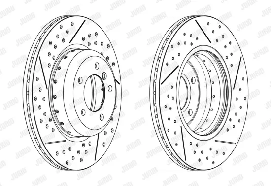 Bremsscheibe Vorderachse JURID 563203JVC-1 Bild Bremsscheibe Vorderachse JURID 563203JVC-1