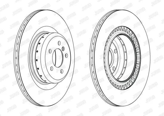 Bremsscheibe Hinterachse JURID 563209JVC-1 Bild Bremsscheibe Hinterachse JURID 563209JVC-1