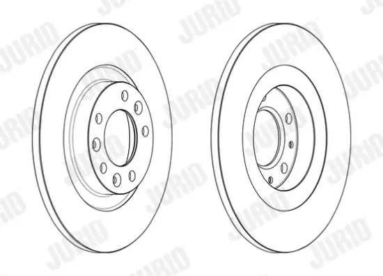 Bremsscheibe JURID 563218JC Bild Bremsscheibe JURID 563218JC