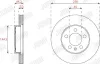 Bremsscheibe Vorderachse JURID 563227JC