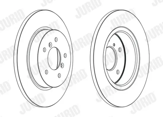 Bremsscheibe JURID 563229JC Bild Bremsscheibe JURID 563229JC