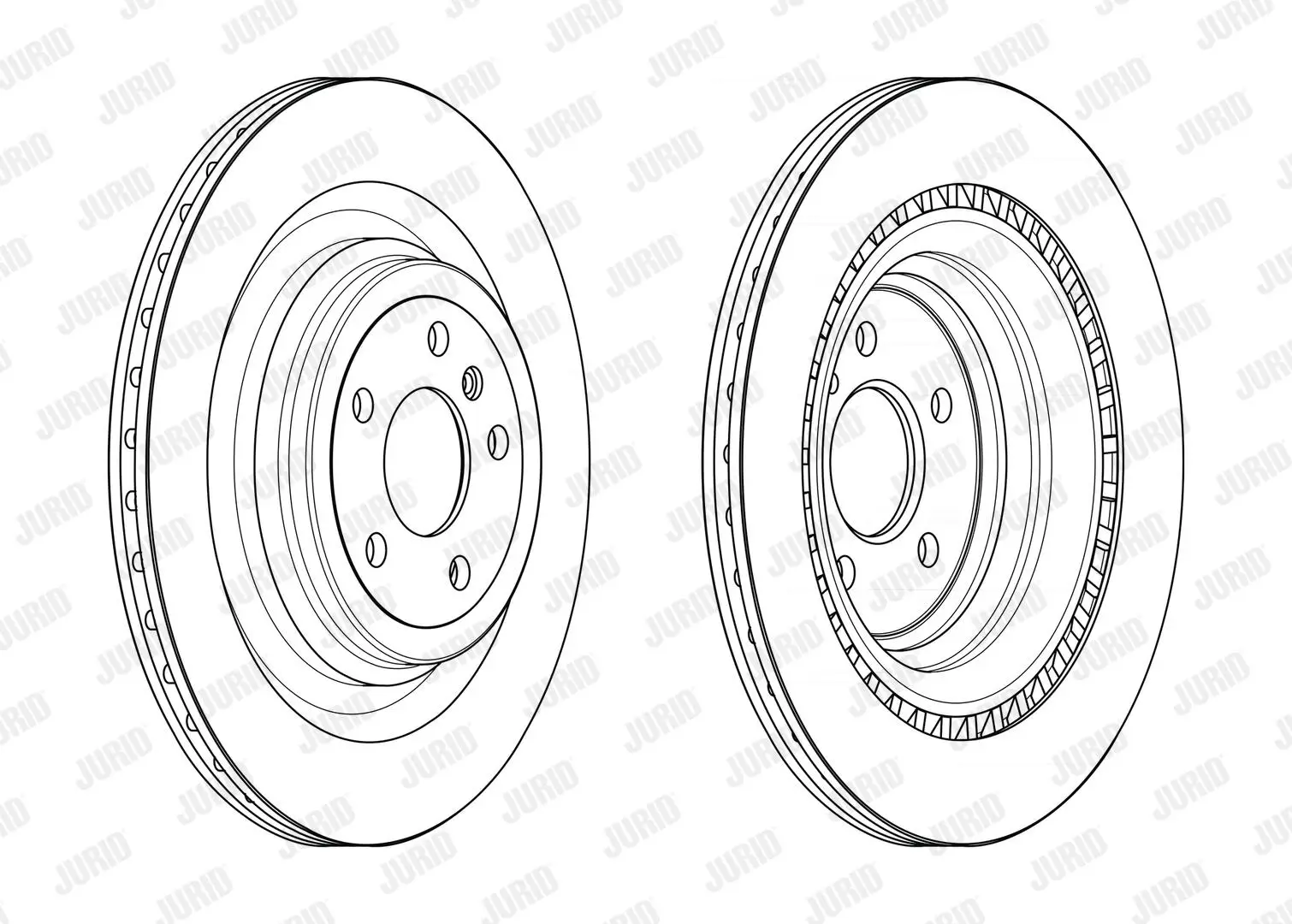 Bremsscheibe Hinterachse JURID 563243JC