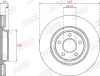 Bremsscheibe Vorderachse JURID 563277JC-1 Bild Bremsscheibe Vorderachse JURID 563277JC-1
