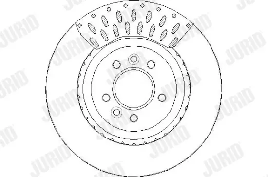 Bremsscheibe Vorderachse JURID 563287JC-1 Bild Bremsscheibe Vorderachse JURID 563287JC-1