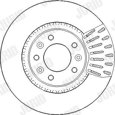 Bremsscheibe JURID 562014JC Bild Bremsscheibe JURID 562014JC