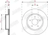 Bremsscheibe Hinterachse JURID 563299JC Bild Bremsscheibe Hinterachse JURID 563299JC