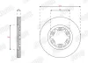 Bremsscheibe Vorderachse JURID 563463J Bild Bremsscheibe Vorderachse JURID 563463J