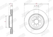 Bremsscheibe Vorderachse JURID 563482JC-1