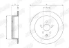 Bremsscheibe Hinterachse JURID 563493JC Bild Bremsscheibe Hinterachse JURID 563493JC